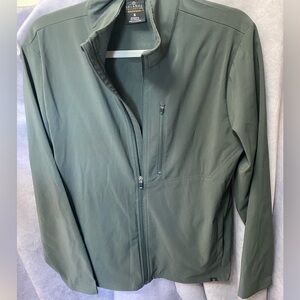 Balance Collection Zippered Jacket. Green. Men’s Small